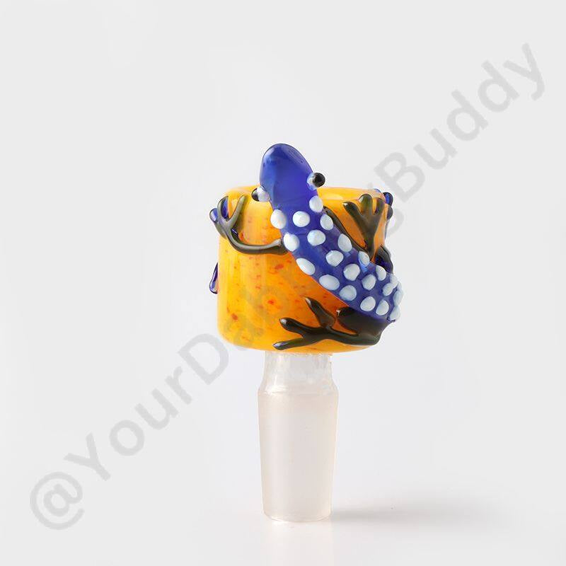 Lizard Glass Bowl (14mm Male Joint, As Pictured, 30g Weight)