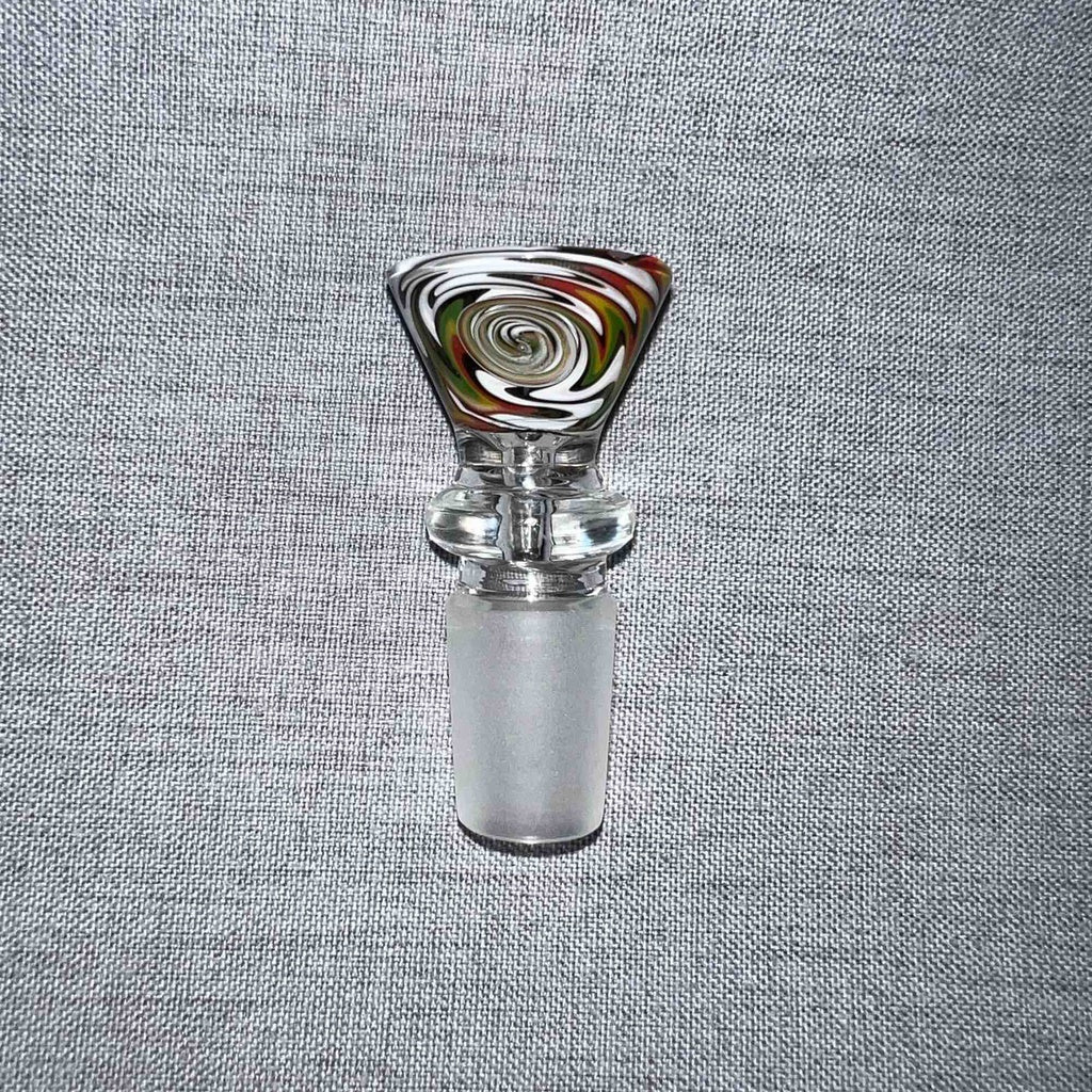 US Color Glass Bowl with Mixed Colors (14mm/18mm Male Joint)