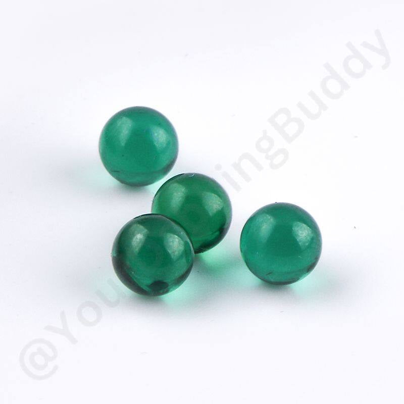 Green Emerald Terp Pearls (OD: 6mm, Emerald Green)