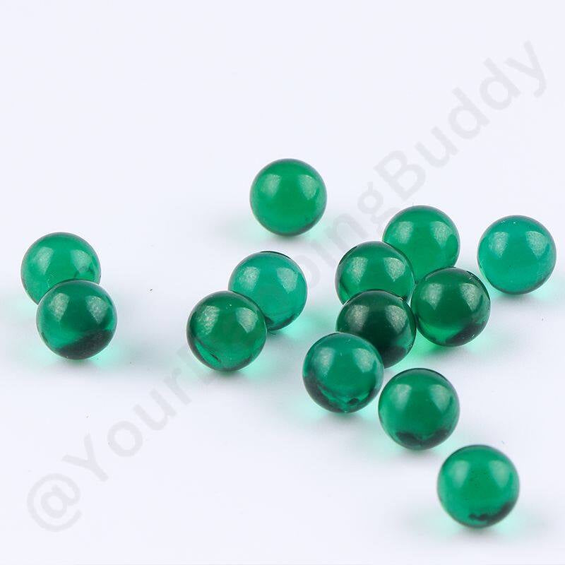 Green Emerald Terp Pearls (OD: 6mm, Emerald Green)