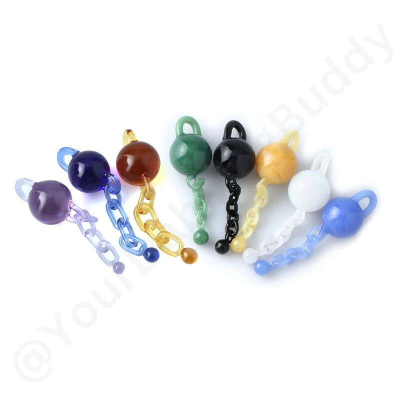 Premium Glass Terp Chains in Multiple Colors   (โซ่แก้ว Terp พรีเมียมในหลายสี – ยาวโซ่ 48มม. & ฝา OD 22มม.)