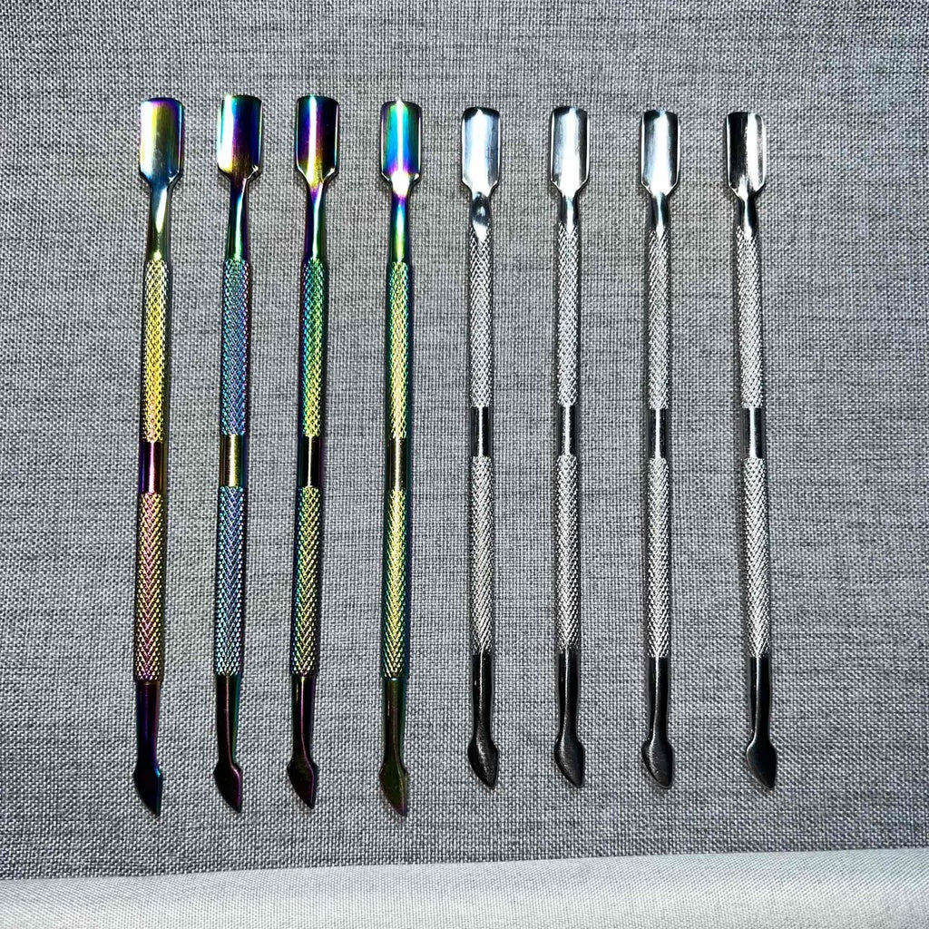 Stainless Steel Dabber Tools: Rainbow & Classic Design (13cm & 12.5cm)
