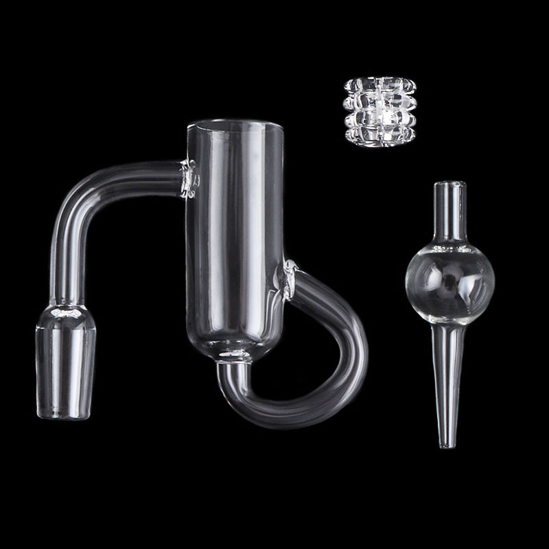 Quartz Cyclone Reactor Kit β Multi-Chamber Quartz Banger with Insert + Carb Cap β Clear Quartz - Image 5