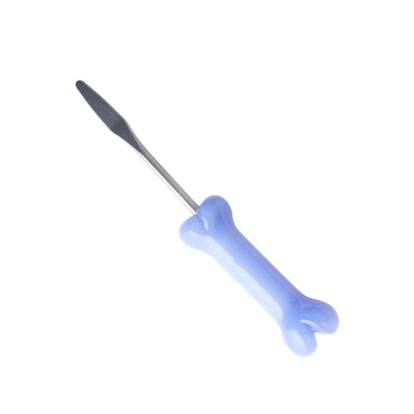 Glass Bone Dabber with Metal Tip – Precision Dabbing Tool