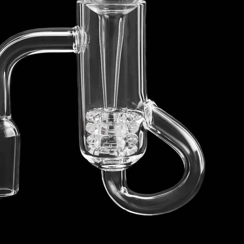 Quartz Cyclone Reactor Kit β Multi-Chamber Quartz Banger with Insert + Carb Cap β Clear Quartz - Image 6