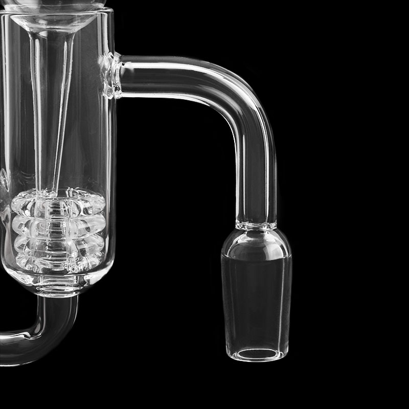 Quartz Cyclone Reactor Kit β Multi-Chamber Quartz Banger with Insert + Carb Cap β Clear Quartz - Image 4