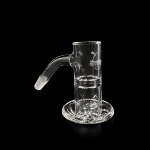 Quartz Straight Slurper-Style Banger 10mm 45Β° β Airflow Collar