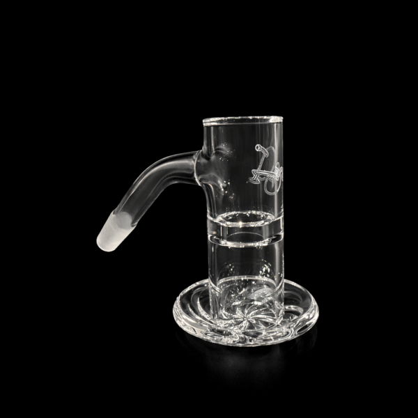 Quartz Straight Slurper-Style Banger 10mm 45° – Airflow Collar