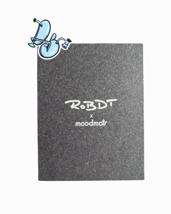 MoodMat x ROBDT Dab Mat – Large Premium Dab Mat Made in USA | Durable Non-Slip Surface (27.5×20.5 cm)