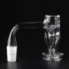 Quartz Slide Slurper Banger with Dab Tool Holder – Built-In Slide Dabber Slot