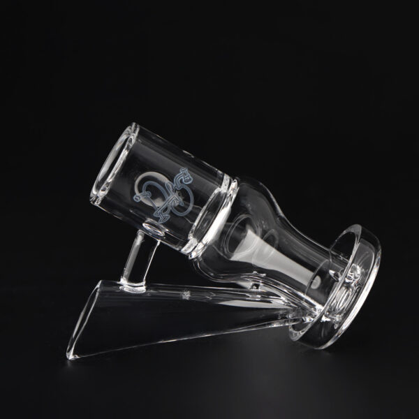 Quartz Slide Slurper Banger with Dab Tool Holder – Built-In Slide Dabber Slot