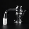 Quartz Slide Slurper Banger with Dab Tool Holder – Built-In Slide Dabber Slot