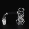 Quartz Slide Slurper Banger with Dab Tool Holder – Built-In Slide Dabber Slot