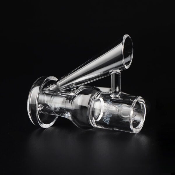Quartz Slide Slurper Banger with Dab Tool Holder – Built-In Slide Dabber Slot