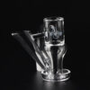 Quartz Slide Slurper Banger with Dab Tool Holder – Built-In Slide Dabber Slot