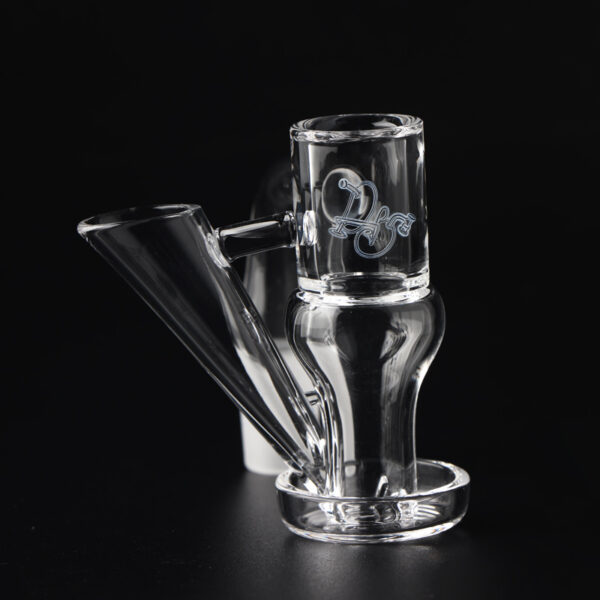 Quartz Slide Slurper Banger with Dab Tool Holder – Built-In Slide Dabber Slot