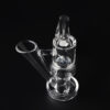 Quartz Slide Slurper Banger with Dab Tool Holder – Built-In Slide Dabber Slot