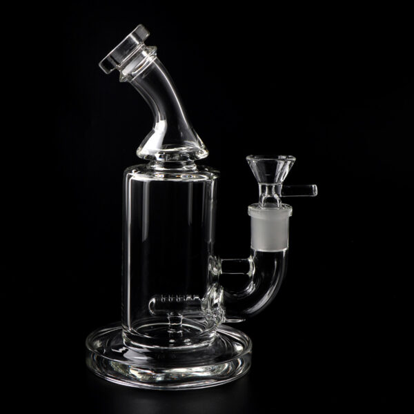 Minimal Glass Dab Rig 20 cm – Stable Design with Percolator · 14 mm Joint