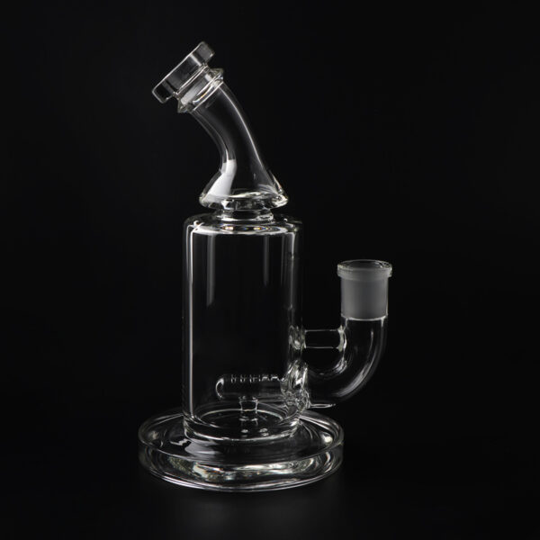 Minimal Glass Dab Rig 20 cm – Stable Design with Percolator · 14 mm Joint