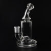 Minimal Glass Dab Rig 20 cm – Stable Design with Percolator · 14 mm Joint