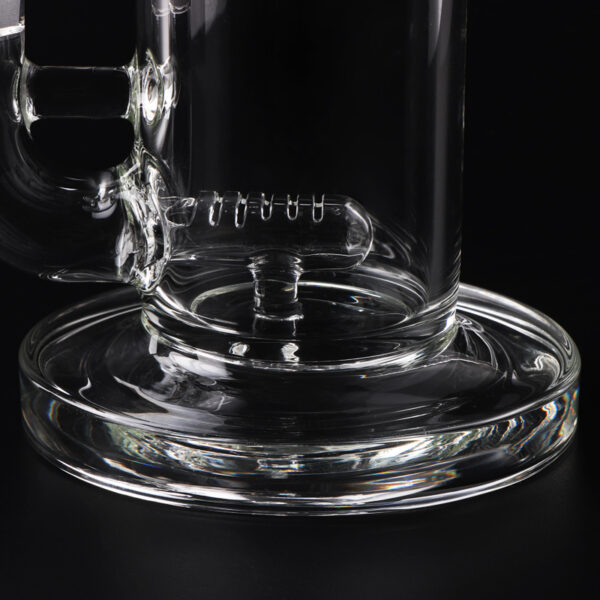 Minimal Glass Dab Rig 20 cm – Stable Design with Percolator · 14 mm Joint