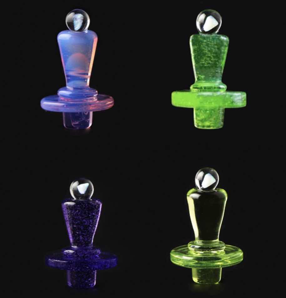 Opal Top Carb Cap β Premium Heat Control Cap (High Quality, Hand-Finished)